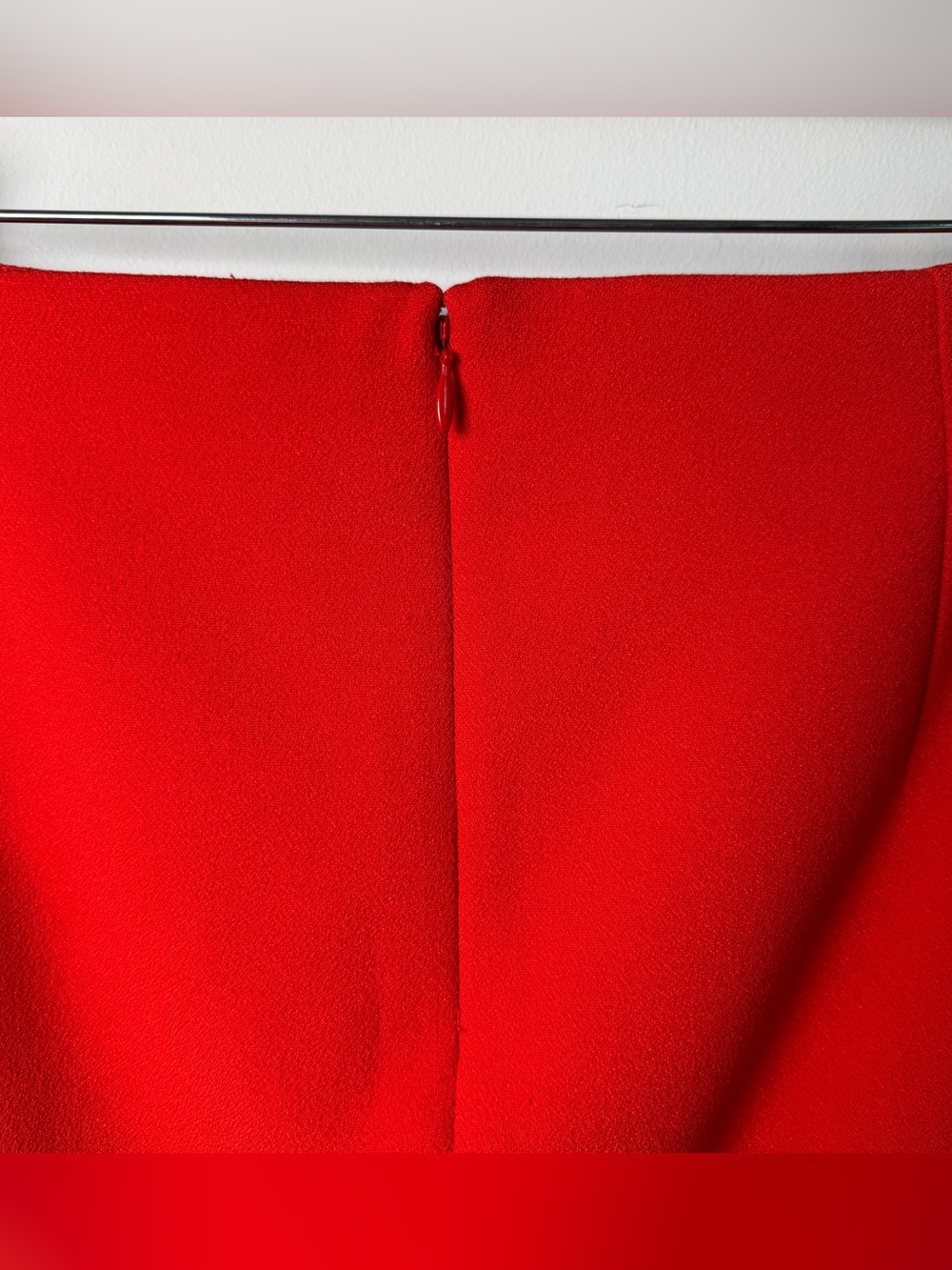 Maje Paris Red Crepe Tulip Mini Skirt Size US 8 | French Girl Parisian Designer - Picture 4 of 10
